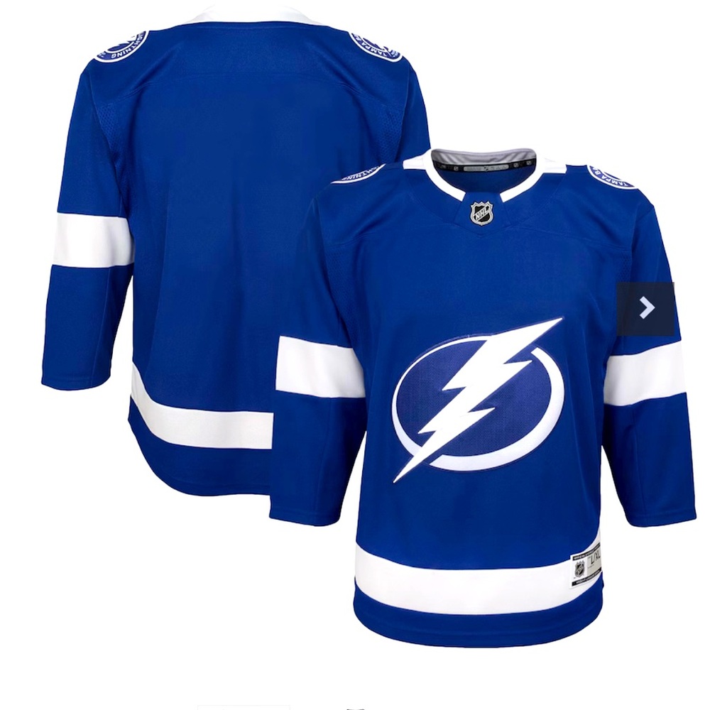 Youth L/XL Tampa bay lightening jersey